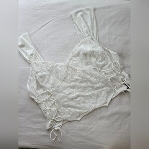 NWT 4X Cider White Lace Chemise